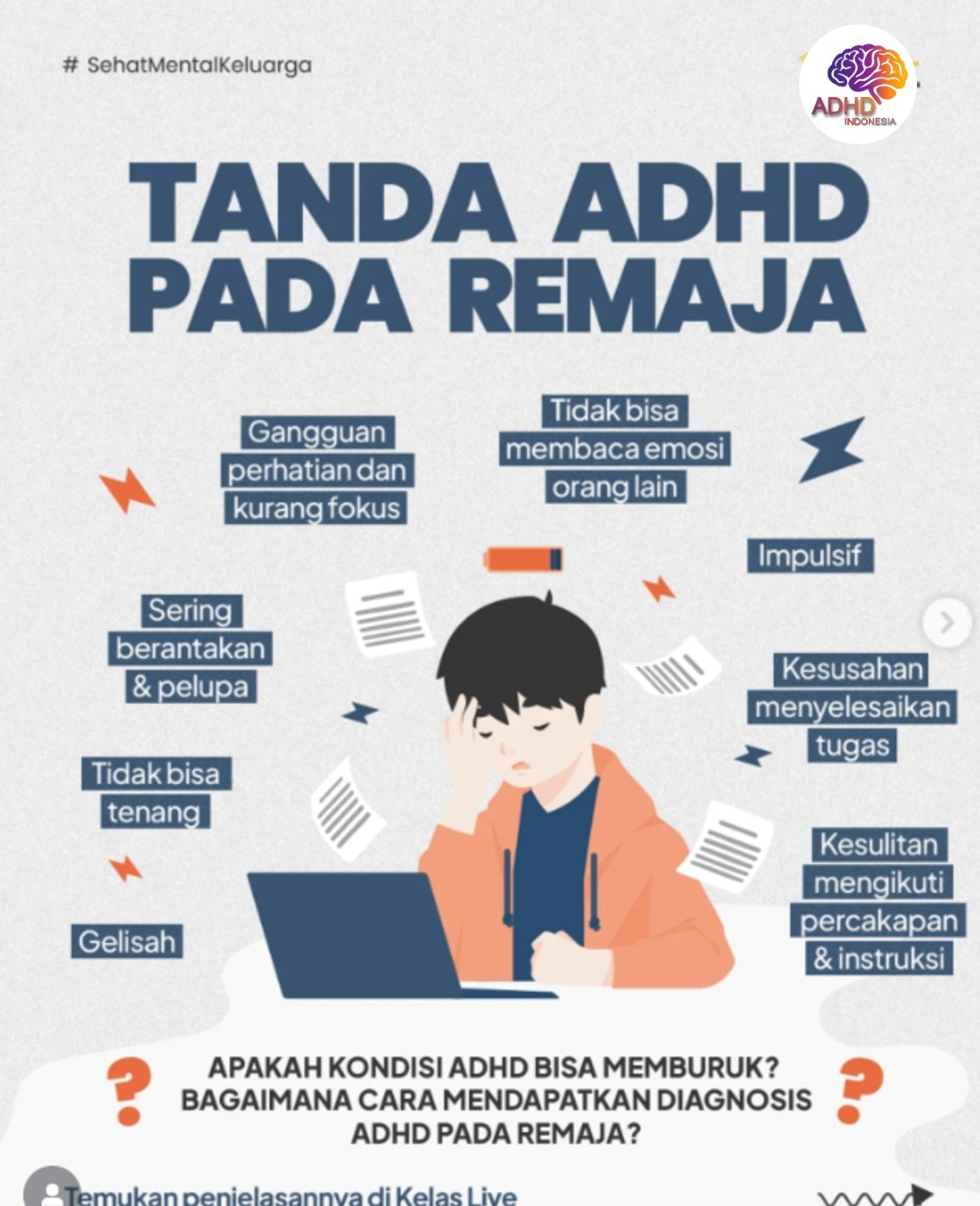 Screening ADHD Non-Diagnostik: Edukasi Awal bagi Orang Tua di Kota Pasuruan